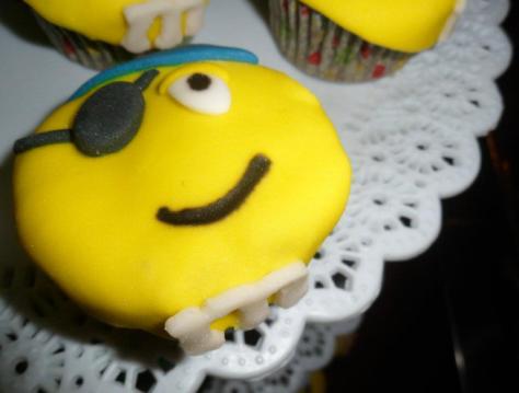 Yellow M&M Cupcake