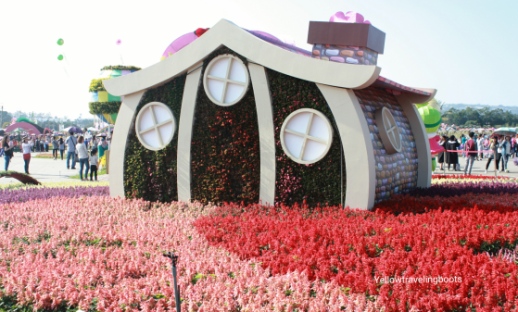 Sea of Flower Festival house